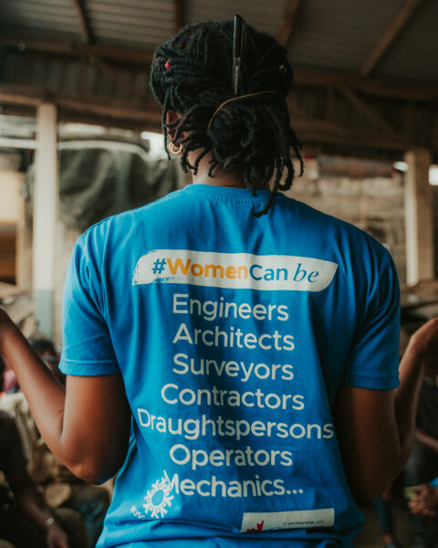 Farm Radio Ghana visited master craft persons at one of their workshops in Kokompe, Takoradi, to try and convince them to include women in Technical and Vocational Education and Training. In Ghana, West Africa, on Thursday, August 10, 2023. L. MANUEL BAECHLIN / FARM RADIO INTERNATIONAL